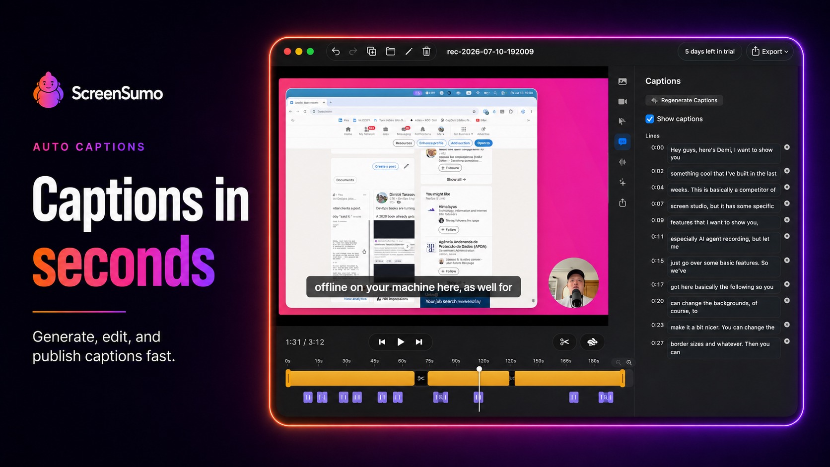 ScreenSumo screenshot
