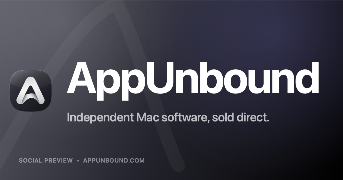 AppUnbound social share card preview